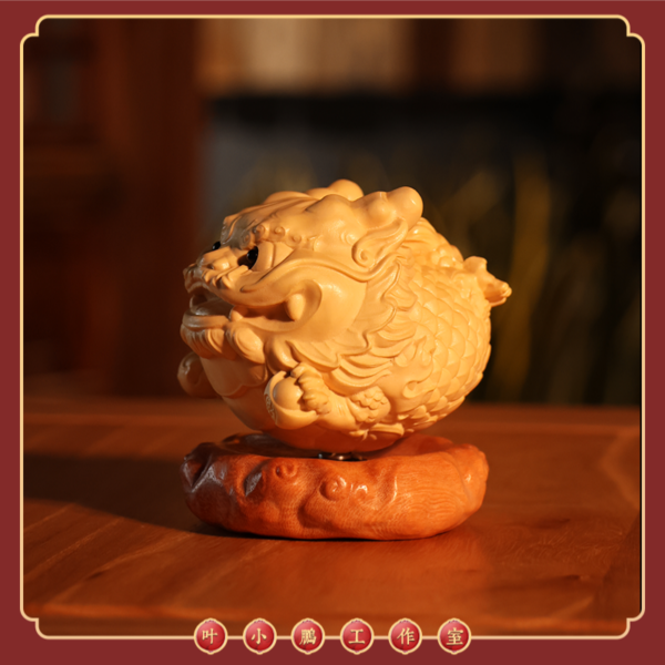 Dragon Charm Fortune Woodcarving - Image 7